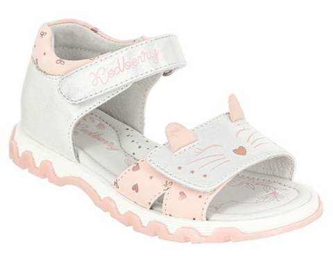 Кедберри сандалии летние белый-розовый 22-27  AGM_826-01_pink