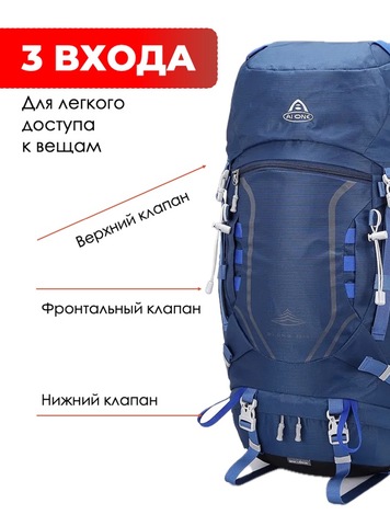 Картинка рюкзак городской Ai One 8109S navy - 3