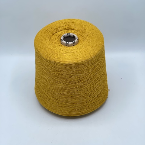 Бобинная пряжа,Cotton combed, 1693м. 100%Хлопок, Цитрус(8051), 39114