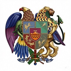 Силиконовый молд № 2614 Герб Армении