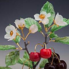 Вишня из камня.