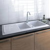 7513110000 Duravit Cassia Кухонная мойка Cassia 80 1160x510, белая