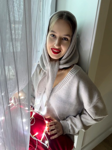 Косынка с люрексом из 100% мериноса