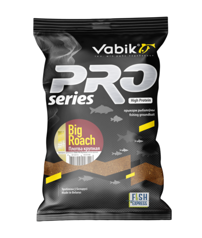 Прикормка Vabik PRO Big Roach (Плотва крупная) 1кг 10шт/уп.