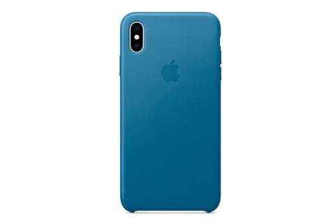 Чехол для телефона APPLE iPhone Xs Max Leather Case - Cape Cod Blue (MTEW2ZM/A)