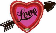 Сердце, Стрела Амура, 50см