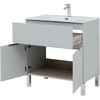 Aquanet 277552 Тумба Алвита new 80 напольная 1 ящ., 2 дв. цв.серый (277552)