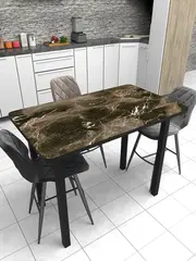 Обеденный стол "Мрамор Королевский" 110х70 см