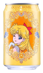 Газированный напиток Sailor Moon Ocean Bomb со вкусом манго