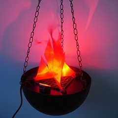 Ужасы декорация Лампа с пламенем