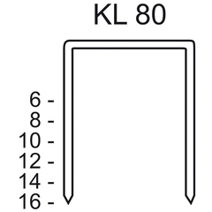 Скобы тип KL 80/16 CNK/3000 C420008