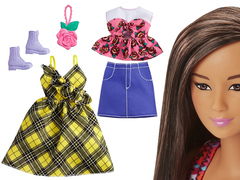 Набор одежды для Barbie Стильная клетка, аксессуары