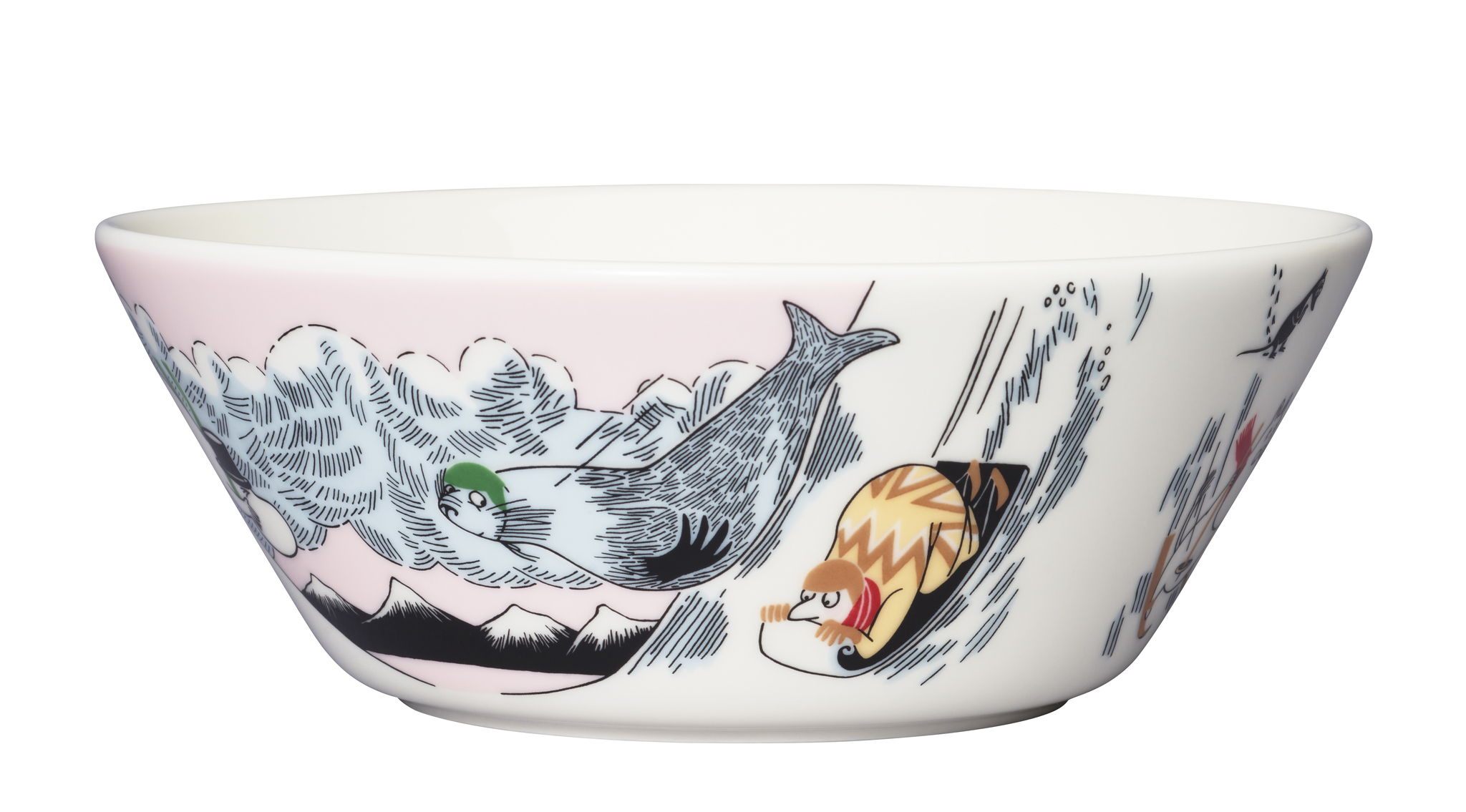 Пиала Moomin Катание на санях 15 см limited
