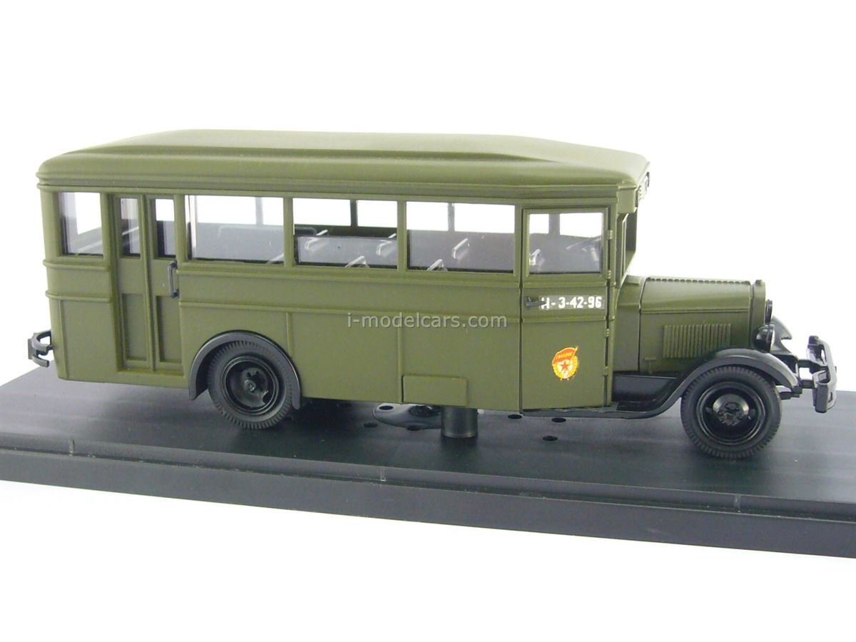 ★珍しい★ロシアンミニカーZIS-8ソビエトバス★送料無料★ ZIS-8 Military bus 1:43 Miniclassic