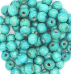 Бусины пришивные дерево, р. 6 мм