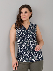 Топ БЛ-11/темносиний-пятна