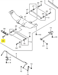 БОЛТ РЫЧАГА ЗАДНЕГО ПОПЕРЕЧНОГО ЗАДНЕГО LACETTI, GENTRA (К БАЛКЕ) GM M12*1,25*67