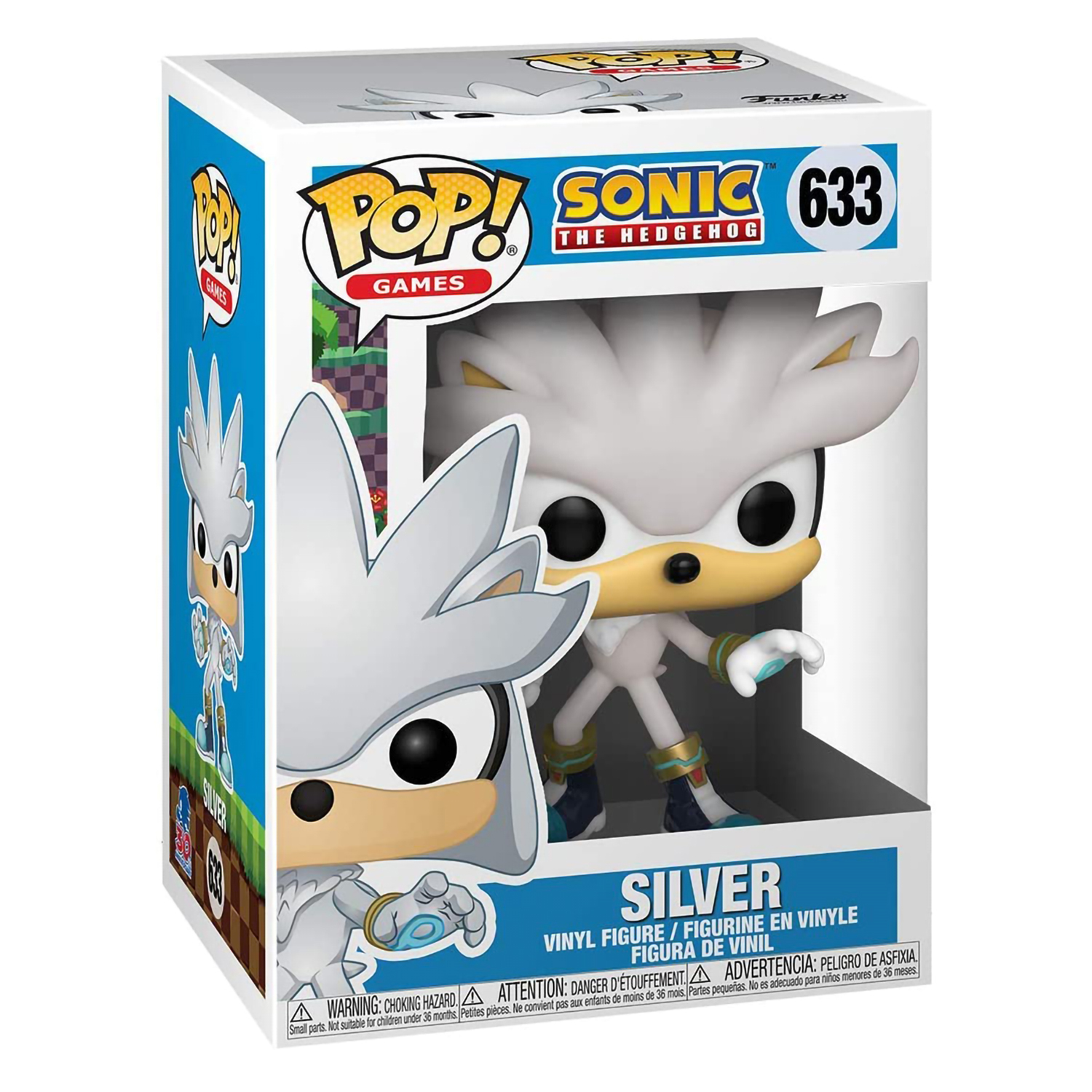 Фигурка Funko POP! Games Sonic 30th Silver the Hedgehog 51965 - купить по  выгодной цене | Магазин комиксов Убежище 14