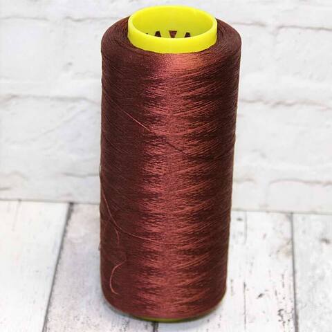 Шелк 100% TRAMA TINTA 3/90 каштановый