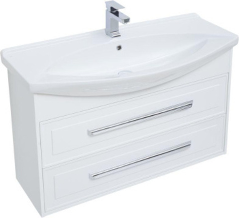 Aquanet 252671 Компл.1 - Тумба Остин 105 цв.белый глянец (Стиль) (252671)