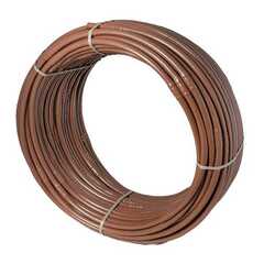 Капельная трубка двухслойная шаг 33см, стенка 1,2мм, коричневая, 100м