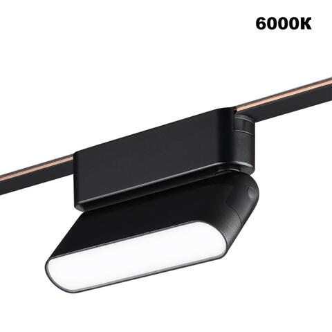 359466 SHINO NT24 101 черный Трековый смарт-светильник для низковольтного шинопровода с двумя режимами работы IP20 LED 6W 24V 3000-6000K EASY