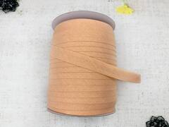 Косая бейка х/б, ш. 1,5 см, персиковый