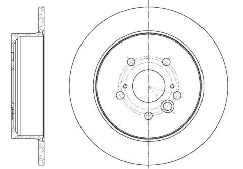 Диск тормозной G-brake  GR-01596