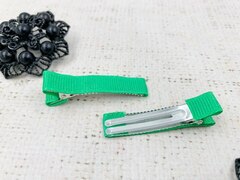 Заготовка для заколки, L 5 см, зелёный