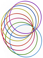 Обруч Гимнастический диаметр 80 см, кратно 10шт. цена за уп. 10 шт.