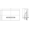 Villeroy&Boch ViConnect 922169N5 Клавиша смыва, Villeroy&Boch, ViConnect, для унитаза, ширина, мм-253, глубина, мм-66, высота, мм-145, тип смыва-двойной, тип управления-механический, материал-пластик, цвет-White Matt, клавиши в цвете хром матовый