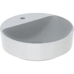 Geberit VariForm Раковина с установкой на столешницу круглой формы, D=45cm, с отв. под смеситель, без отв. перелива фото