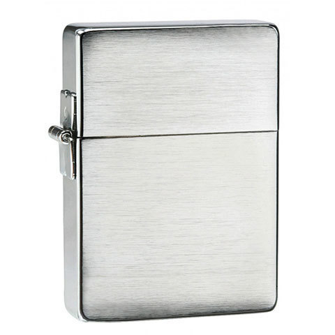 Зажигалка ZIPPO 1935 Replic Brushed Chrome серебро мат 36x12x56 мм (1935.25)