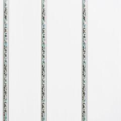 Потолочная панель ПВХ Трёхсекционная Элегия Белая 3000х240 мм