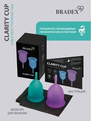 Набор менструальных чаш Clarity Cup (размеры S и L) - 