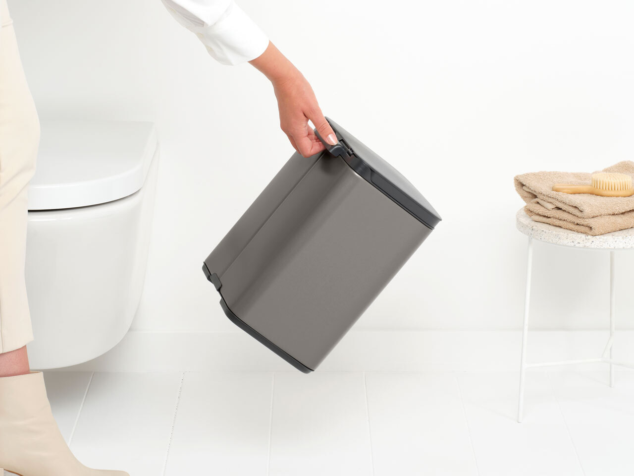 Мусорный бак Bo (7 л), Платиновый, арт. 222924 - фото 7