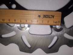 Диск тормозной передний лепестковый на Aprilia ETV CAPO NORD/ABS 2001-2008 г.в.