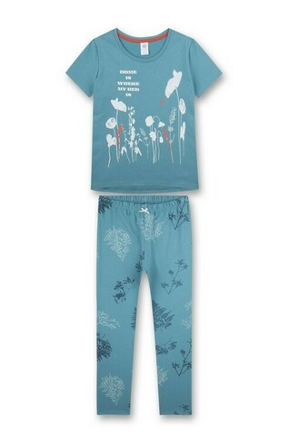 Пижама с коротким рукавом для девочки Sanetta 245351 5486