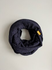 Снуд из турецкой шерсти (цвет - фиолетовый меланжевый)