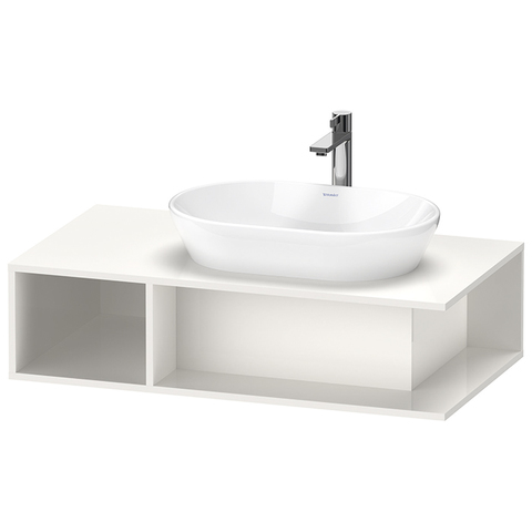 Duravit D-Neo Тумбочка подвесная компакт, 260x1000x550 мм, 1 открытое отделение на левой стороне, цвет: белый высокоглянцевый DE495902222