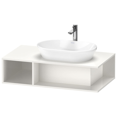 Duravit D-Neo Тумбочка подвесная компакт, 260x1000x550 мм, 1 открытое отделение на левой стороне, цвет: белый высокоглянцевый DE495902222 фото