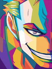 Картина по номерам Ророноа Зоро