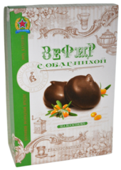 Зефир в шоколаде с Ягодами "Облепиха", 250 гр.