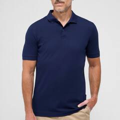 Поло мужское Eterna Slim Fit 2225-G16P-19 тёмно-синее, короткий рукав