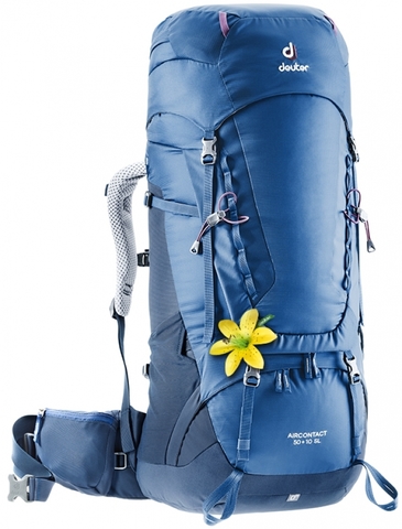 Картинка рюкзак туристический Deuter Aircontact 50+10 SL steel-midnight - 1