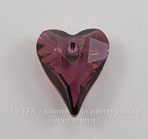6240 Подвеска Сваровски Сердечко Wild Heart Crystal Lilac Shadow (17 мм)
