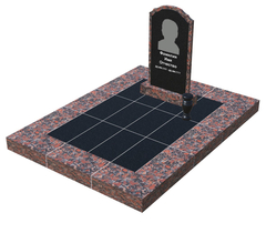 Готовое ритуальное сооружение 1,8м*2,4м (под ключ)