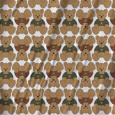 Платок каре 90*90см, ТЭДДИ цветные