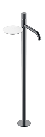Boheme 120-SGM.4 Смеситель STICK напольный для умыв. SHINE GUN METAL SPIRALE