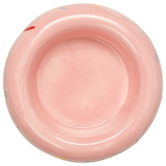 Mr.Kranch керамическая розовая на бамбуковой подставке 250 мл